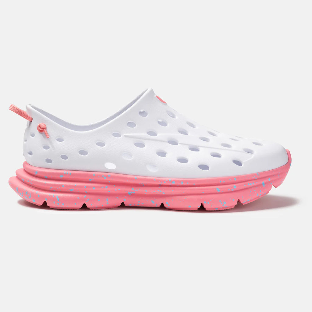 White/Strawberry Pink Speckle