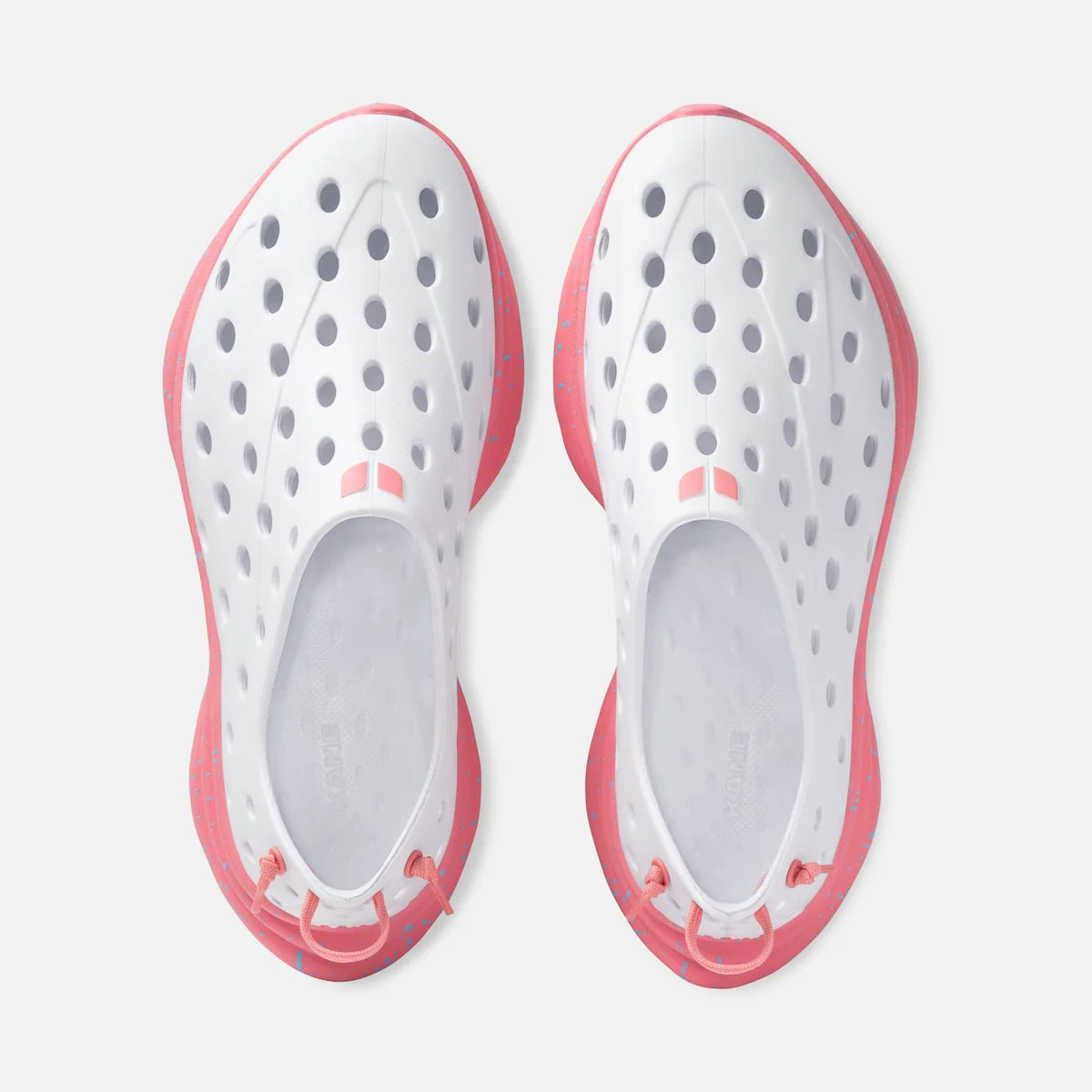 White/Strawberry Pink Speckle