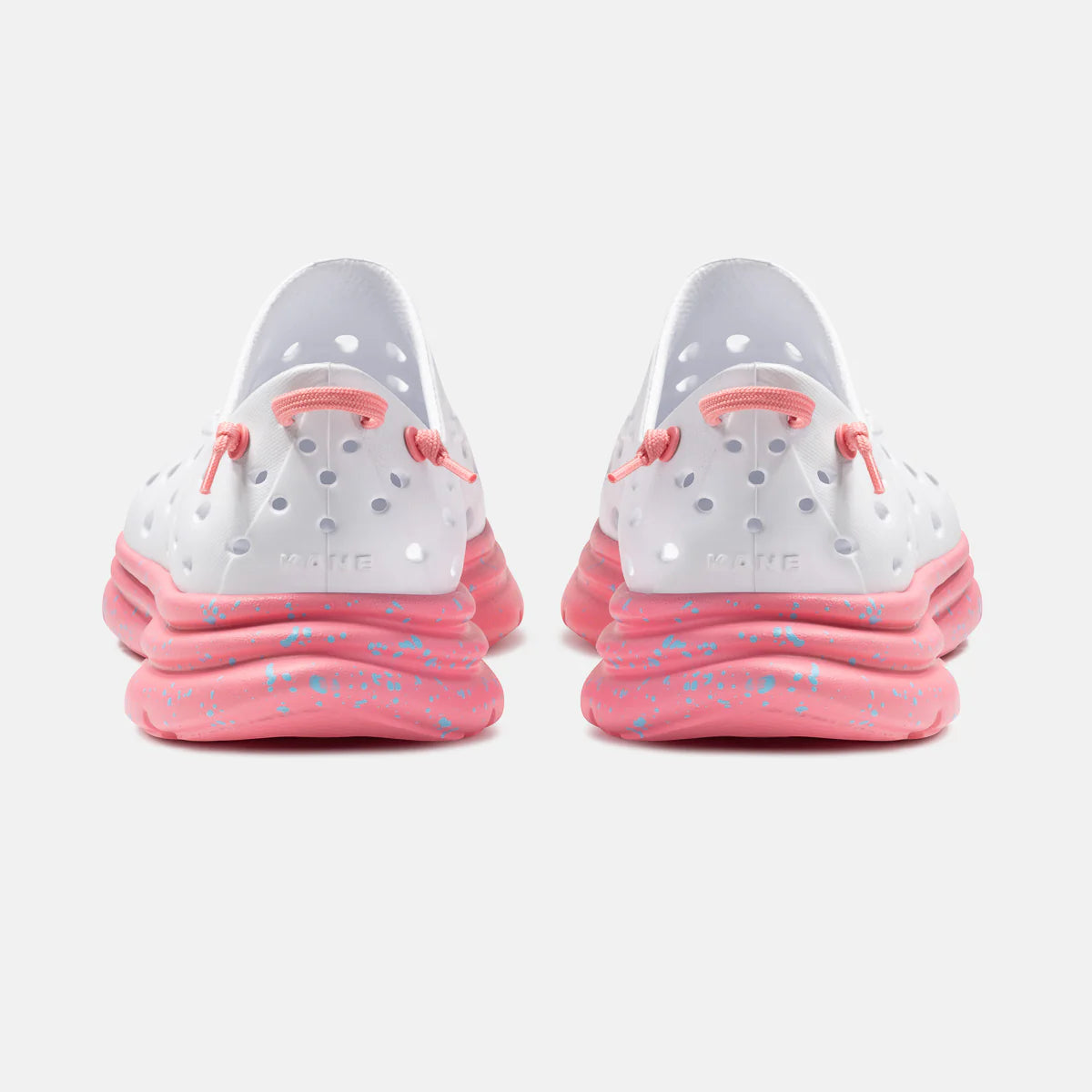 White/Strawberry Pink Speckle